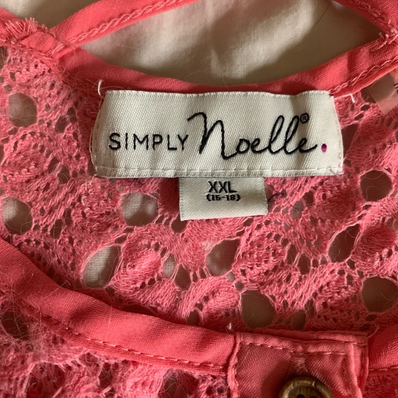 Simply Noelle Pink Coverup Size XXL - Picture 4 of 6